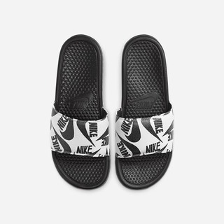 Papuci Nike Benassi JDI Barbati Negrii Albi Negrii | KCTM-37196